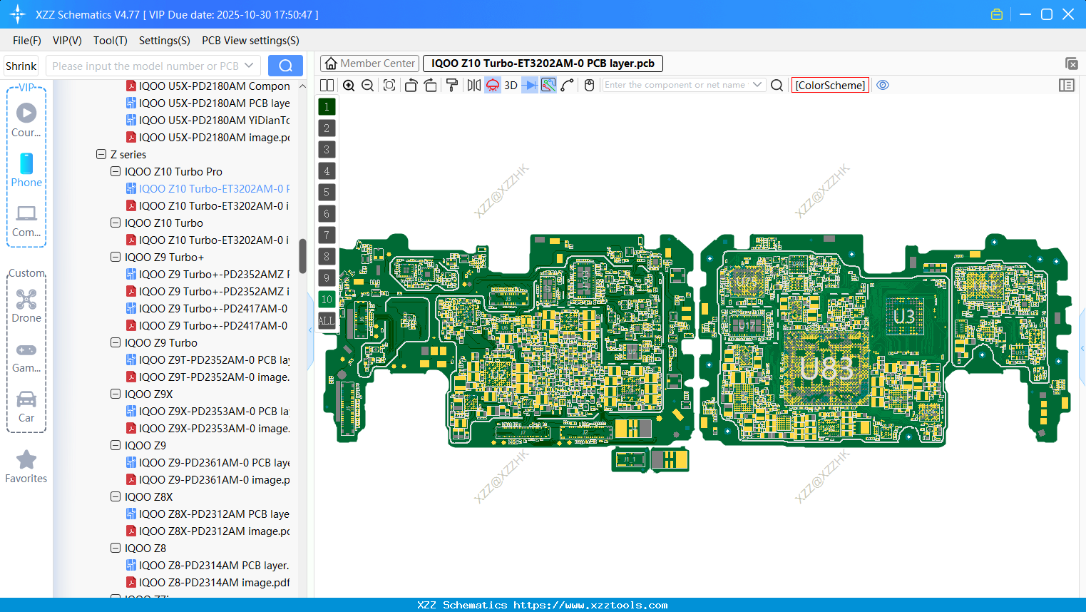 VIVO IQOO Z10 Turbo-ET3202AM-0 PCB Layer